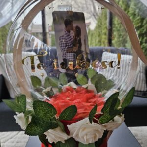 Balon bobo personalizat cu poza si mesaj